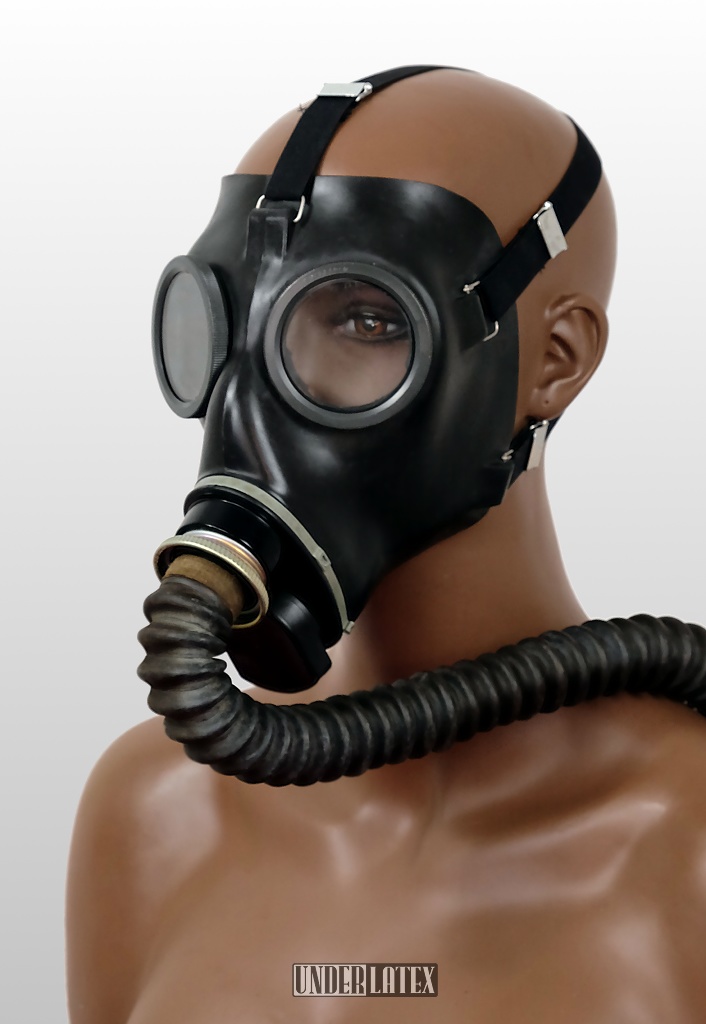 Schweizer Gasmaske SM 67 Zivilschutz schwarz