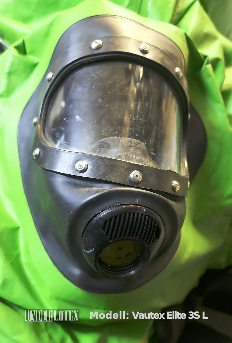 MSA Auer CSA Chemikalienschutzanzug CSF Schutzanzug Vautex mit integrierter Maske 3S RD40
